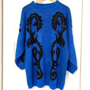 Vintage 80s Oversized Sweater!!!